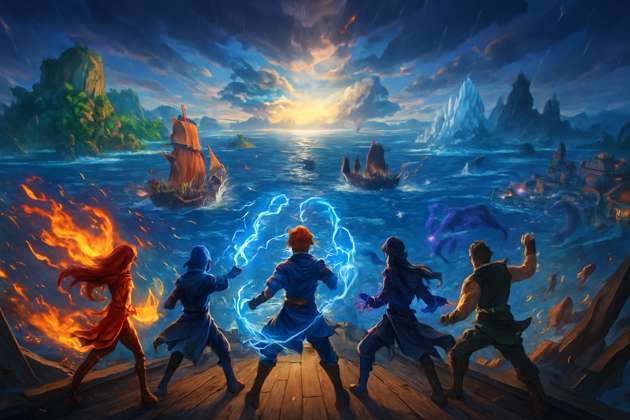 Cores of the Boundless Sea - Jabali AI Poster