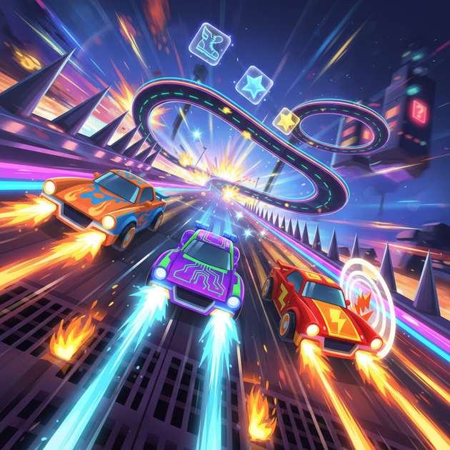 Turbo Rivals: Combat Racing - Jabali AI Poster