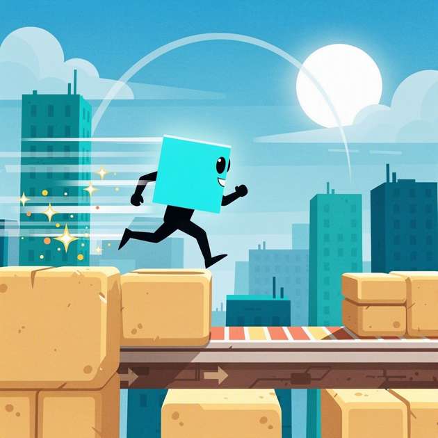 Dash Block Runner - Jabali AI Poster