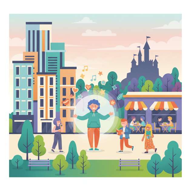 City of Connections - Jabali AI Poster