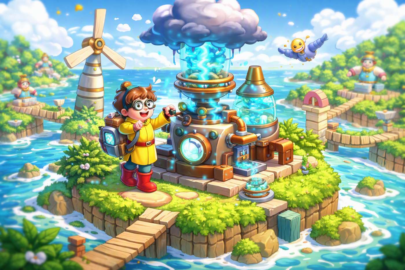 Pixel Polder Panic game artwork