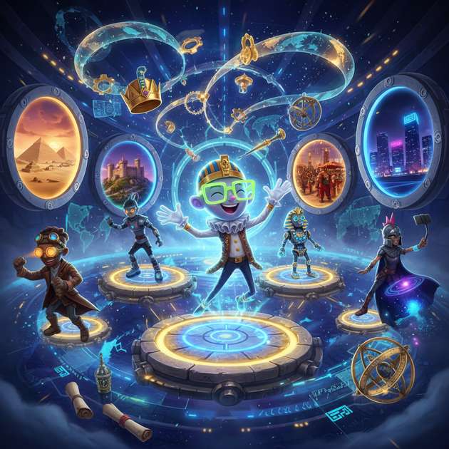 Chronoport: Trivia Trekker - Jabali AI Poster