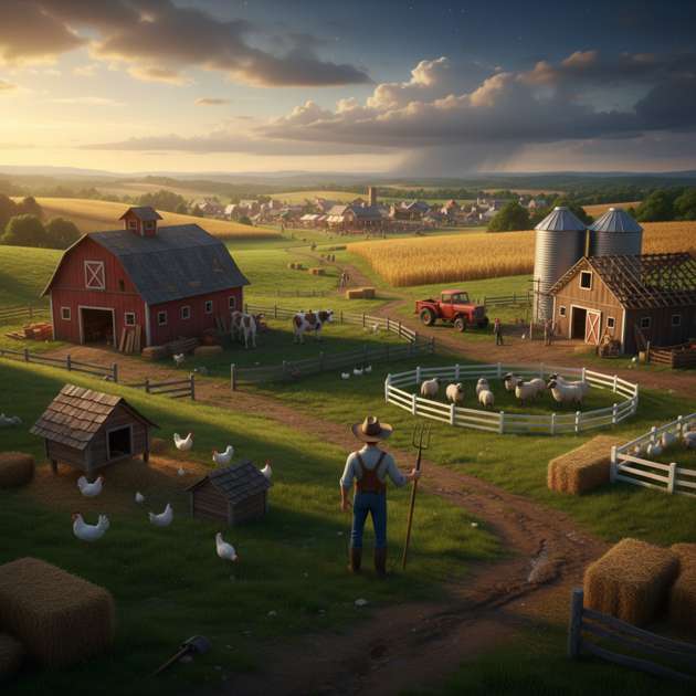 Ranchlands: Fields of Growth - Jabali AI Poster