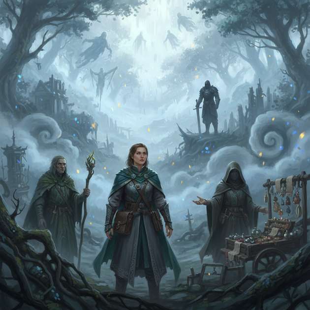 Mistbound Valley - Jabali AI Poster