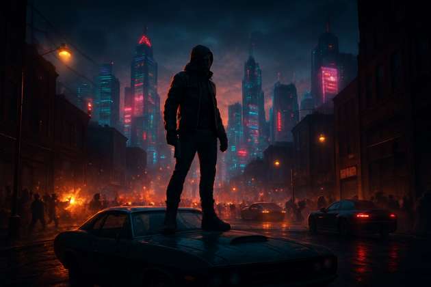 City of Vice - Jabali AI Poster