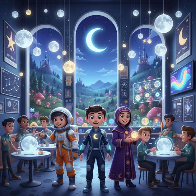 Moonlight Café Countdown - Jabali AI Poster