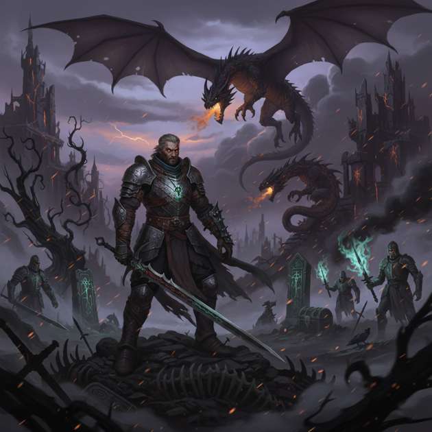 Bloodline of Cinders - Jabali AI Poster