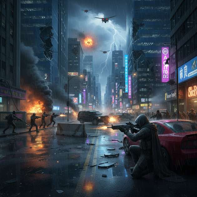 Urban Reignfall - Jabali AI Poster