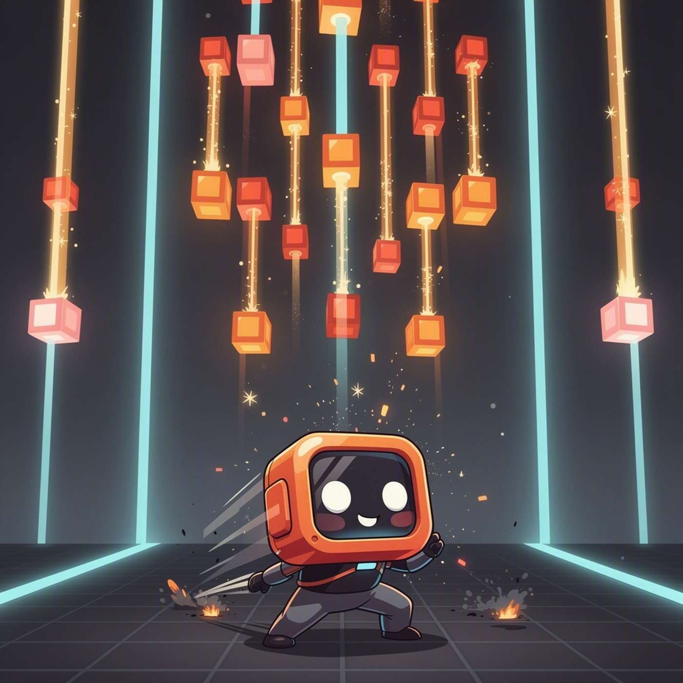 Block Dodge Blitz game artwork