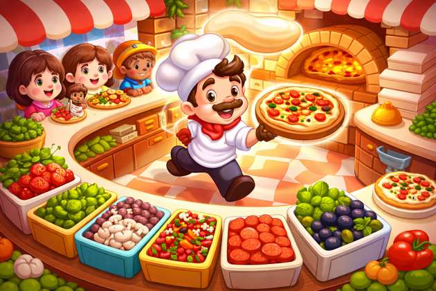 Pizza Rush 3D - Jabali AI Poster
