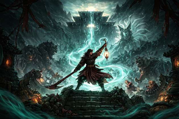 Soulgate Warlord - Jabali AI Poster