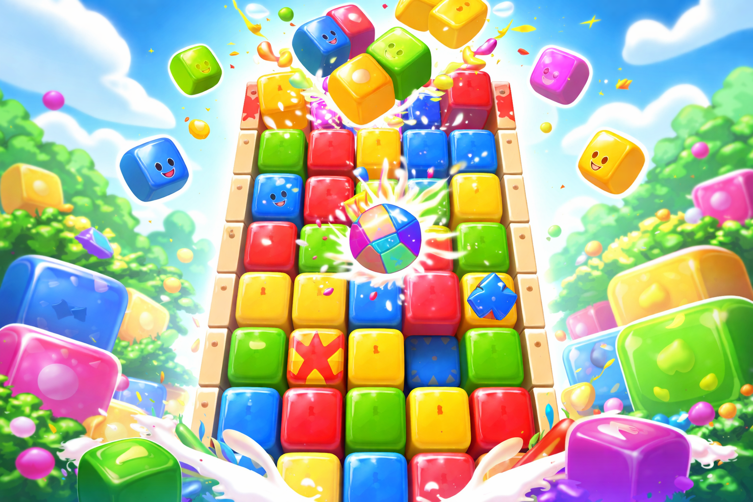 Chromatic Cubes - Instant game by Jabali AI