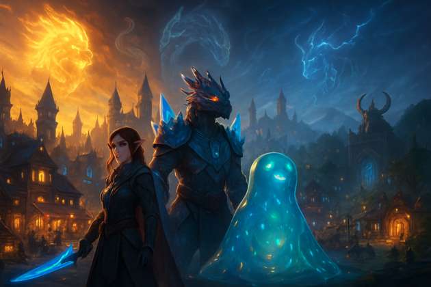 Realms of Higdrasia - Jabali AI Poster