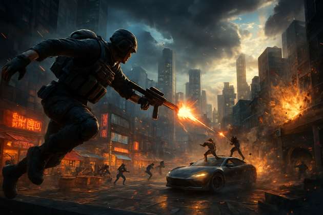 Urban Survival Royale - Jabali AI Poster