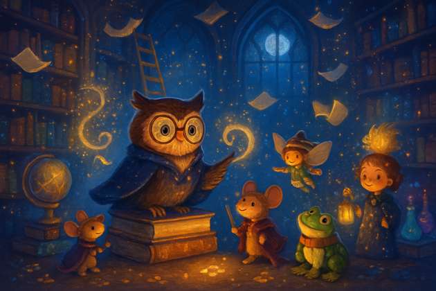 Midnight Tome Quest - Jabali AI Poster