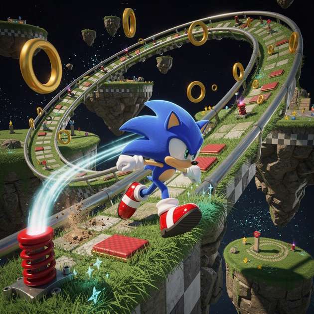 Sonic Momentum Rush - Jabali AI Poster