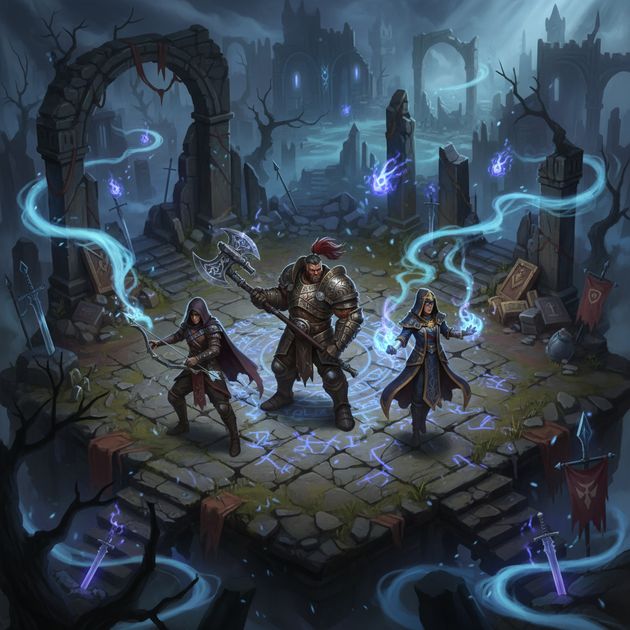 Arcane City Clash - Jabali AI Poster