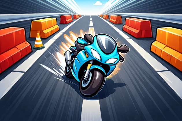 Bike Dodge Dash - Jabali AI Poster