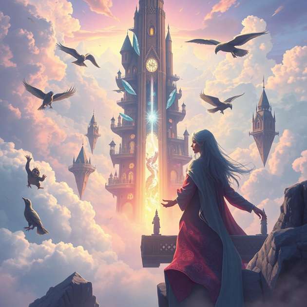 Skybound: The Cognition Spire - Jabali AI Poster