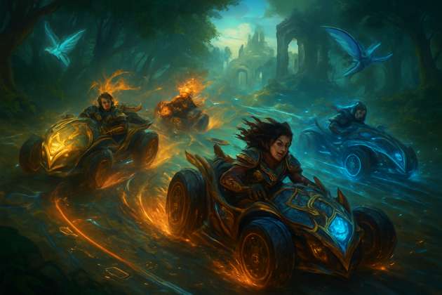 Arcane Relics: Enchanted Racing - 3D Racing by Jabali AI
