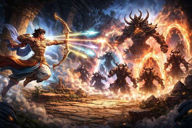 Rama Asura Hunt - Jabali AI Poster