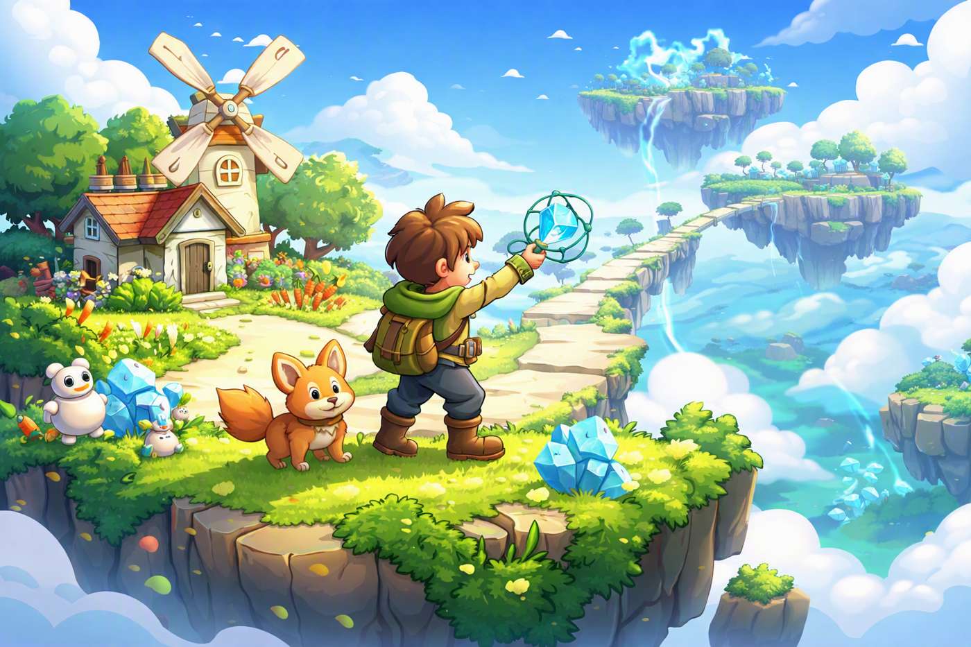 Skybridge Adventure game artwork