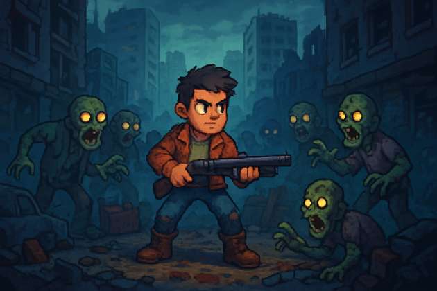 Zombie City Survival - Jabali AI Poster