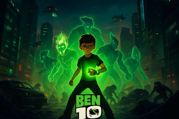 Ben 10 Omnitrix City - Jabali AI Poster