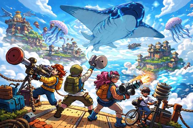 Sky Bastion Scrappers - Jabali AI Poster