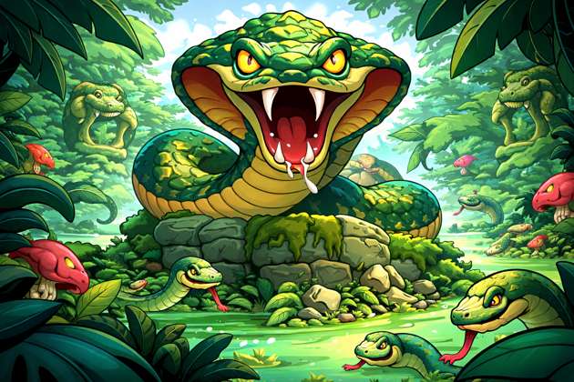 Rắn Săn Mồi Vui Nhộn - Jabali AI Poster