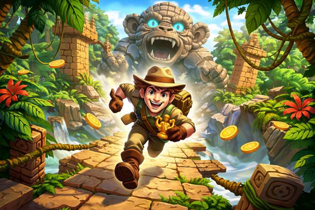Jungle Dash - Jabali AI Poster