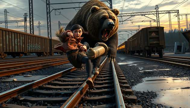 Rails and Runaways - Jabali AI Poster