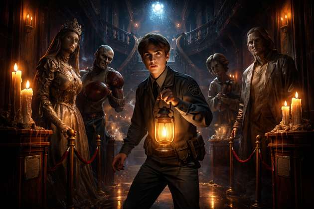 مغامرة متحف الشمع - Jabali AI Poster