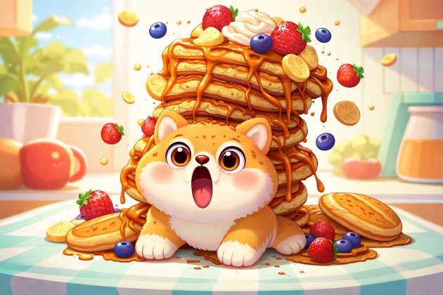 Pancake Pup Panic - Jabali AI Poster