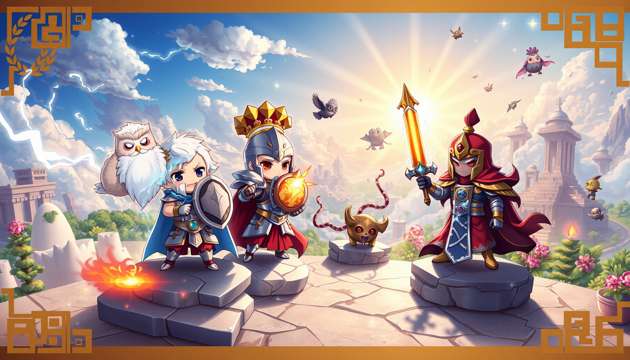Olympus Tap Heroes - Jabali AI Poster