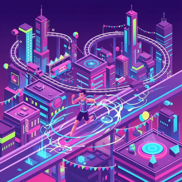 Beatropolis Run - Jabali AI Poster