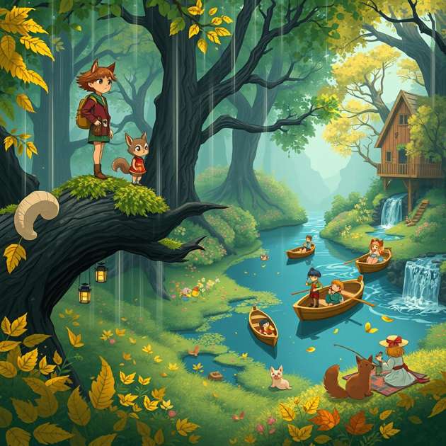 Willowfell and the Friendship Trail - Jabali AI Poster