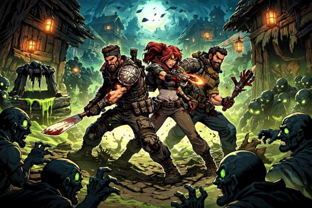 Zombie Village Trio - Jabali AI Poster