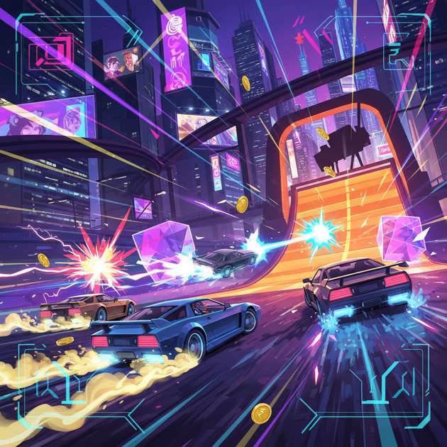 Neon Rivals: Supercar Showdown - 3D Racing by Jabali AI