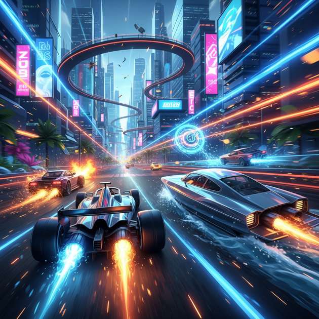 Turbo Rivals: Velocity Combat - 3D Racing by Jabali AI