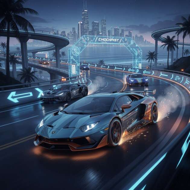 Turbo Drift 3D - Jabali AI Poster