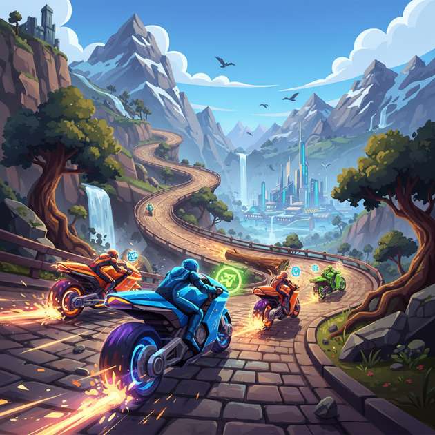 Mountain Racer: Combat Rush - 3D Racing by Jabali AI