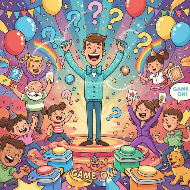 Neon Mind Rush - Trivia Game by Jabali AI