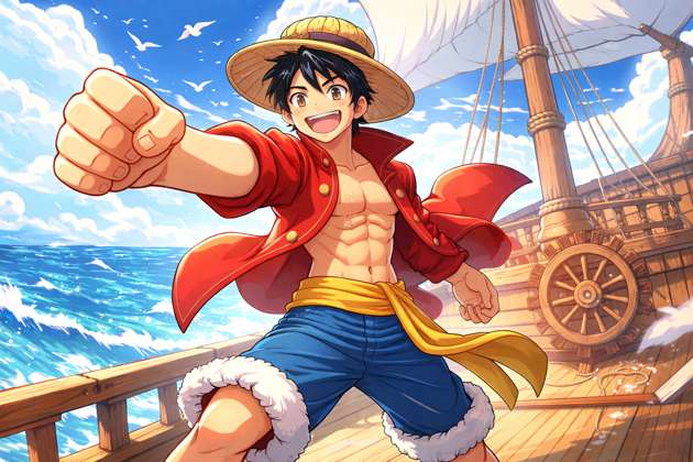 GUM GUM FIGHTER!!!🐒🐒 - Jabali AI Poster