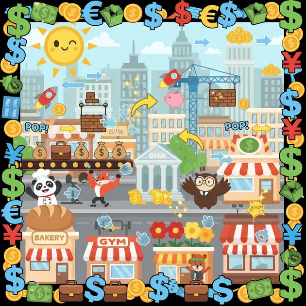 Cash City Clicker - Jabali AI Poster