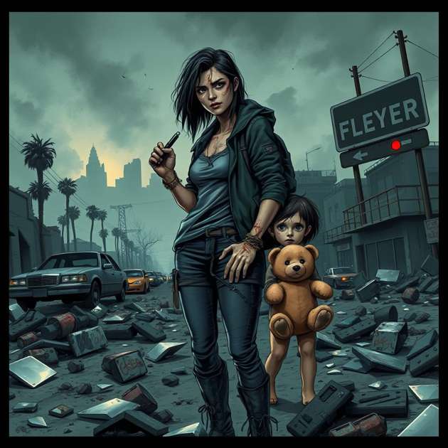 The Most Beautiful Girl in the World of Zombies - Jabali AI Poster