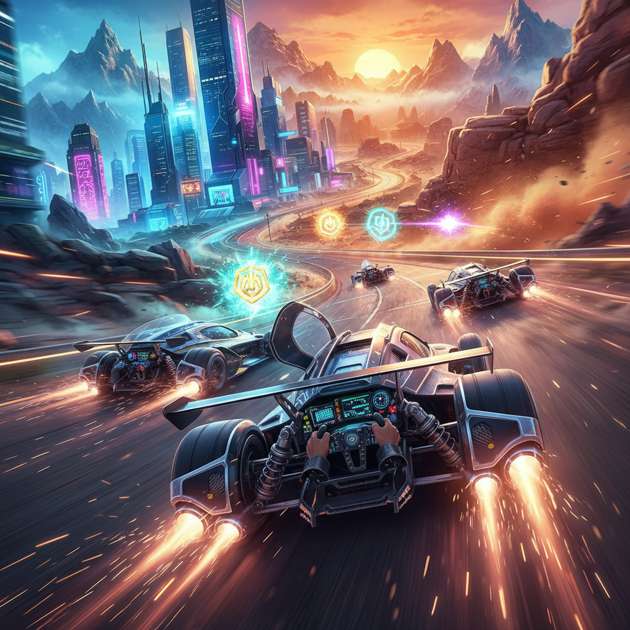 Velocity Vortex: Combat Racing - 3D Racing by Jabali AI