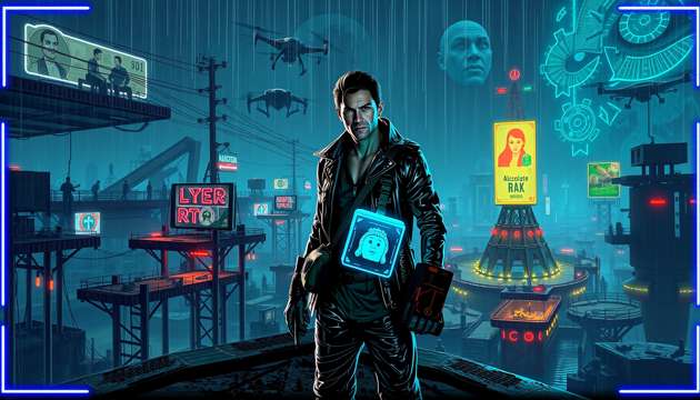 Neon Monsoon Protocol - Jabali AI Poster