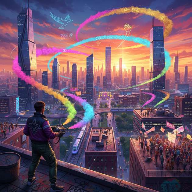 City in the Sky - Jabali AI Poster