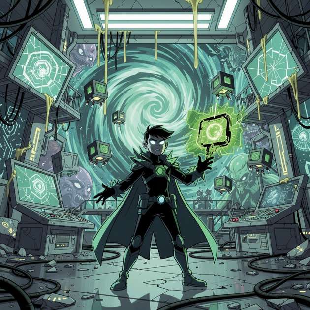Evil Morty Multiverse Mayhem - Jabali AI Poster